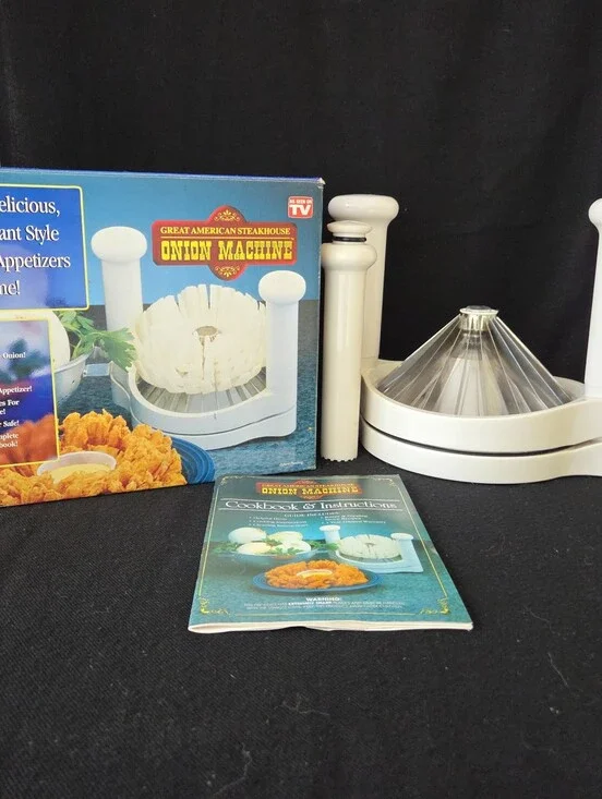 Great American Steakhouse Blooming Onion Machine w/Cookbook As Seen On TV EUC