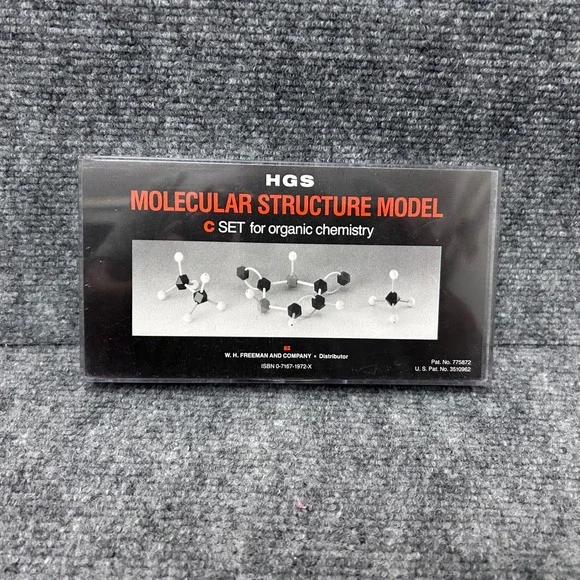 HGS Molecular Structure Model C Set Organic Chemistry W H Freeman 0-7167-1972-X