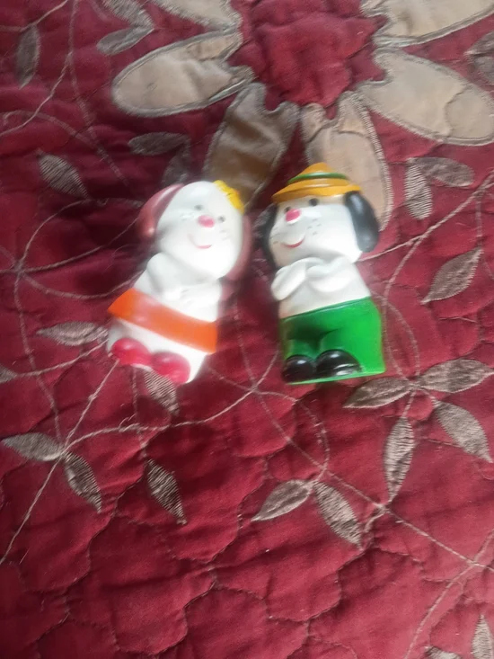 Small Puppy Salt And Pepper Shakers