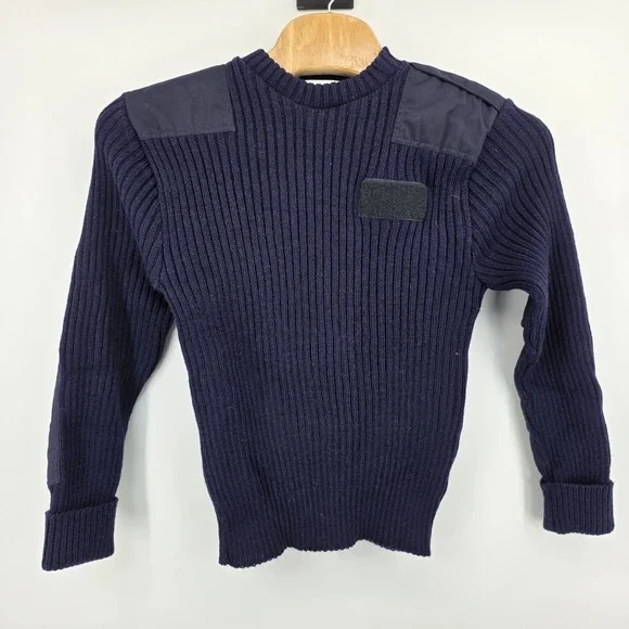 Brigade Quartermasters Action Gear Sweater - Woolly Pully - Navy Mens LARGE