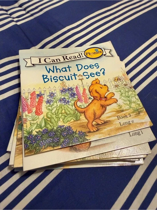 Phonics: What Does Biscuit See? - Blue Cover