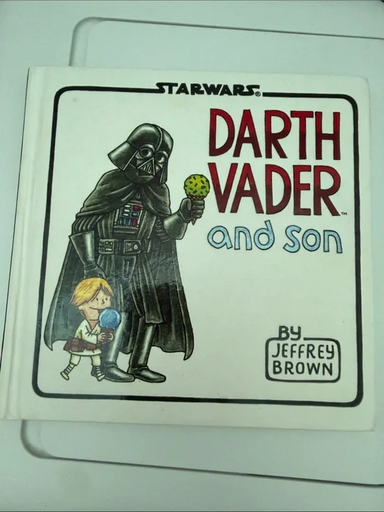 Star Wars Darth Vader and Son Black White Red Blue Book Cover