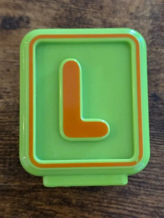 Vtech Alphabet Blocks Sit to Stand Train Replacement Block L Leaf