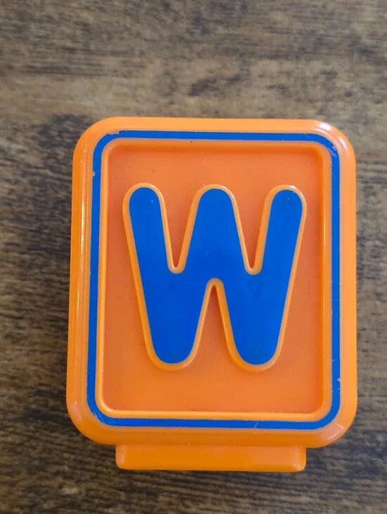 Vtech Alphabet Blocks Sit to Stand Train Replacement Block W Worm