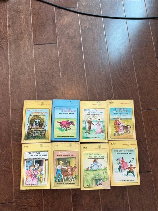 Classic Kids Book Set - vintage little house on the prairie books