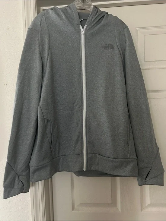 The North Face Men's Light Gray Hoodie Jacket