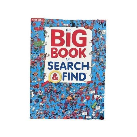 The Big Book of Search & Paperback by Kidsbooks Publishing; Rainstorm Very Good