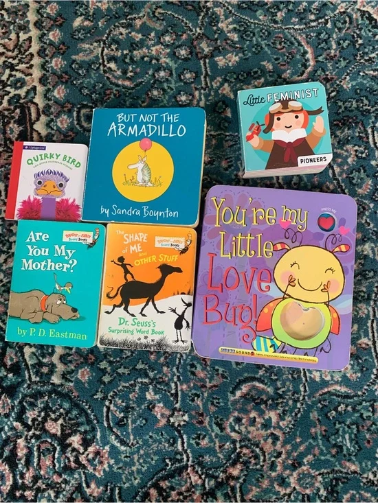 Dr. Seuss, Sandra Boynton, and More Children's Board Books Bundle  lot of 6