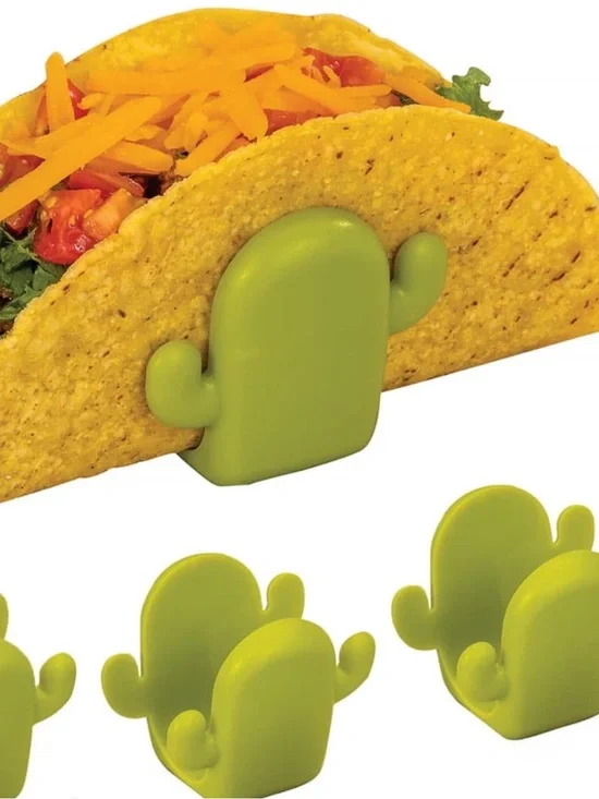 Cactus Taco Holders - Set of Green Taco Stands