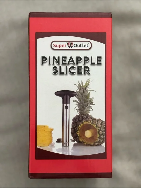 Pineapple Slicer - Stainless Steel with Black Handle