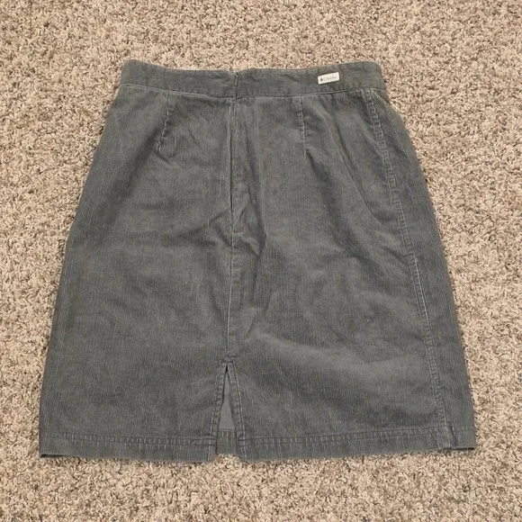 Columbia Sportswear‎ Company Mini Skirt Womens Green 6 Corduroy Classic