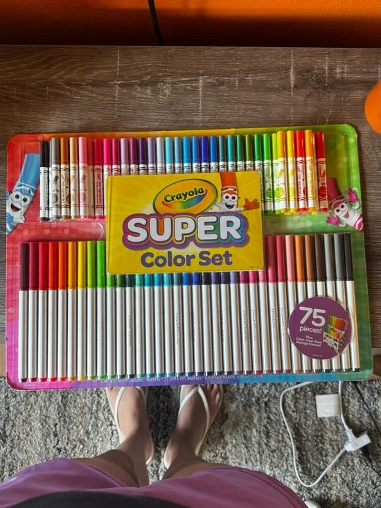 Crayola Super Color Set - Rainbow Markers