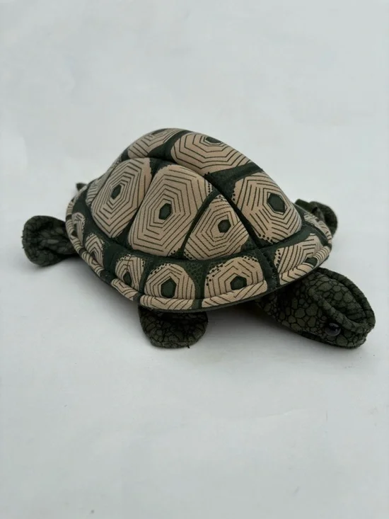 Folkmanis tortoise storytelling hand puppet 12”