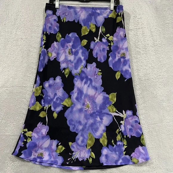 Vintage Heart Soul Skirt Large‎ Floral Fairy Y2K Whimsy Artsy Romantic Church