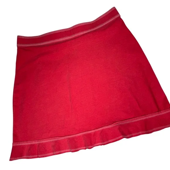 Free‎ Produce Pink Ruffle Hem A Line Skirt Women's Size Medium Made in USA