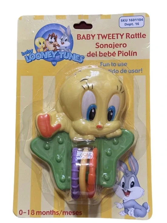 Baby Looney Tunes Baby Tweety Rattle