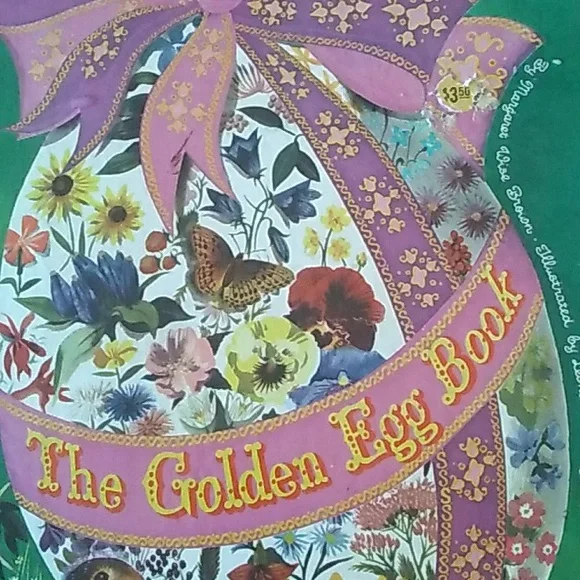 GOLDEN BOOK VINTAGE 1975 THE GOLDEN EGG HARDCOVER AN OLD FASHION STORY