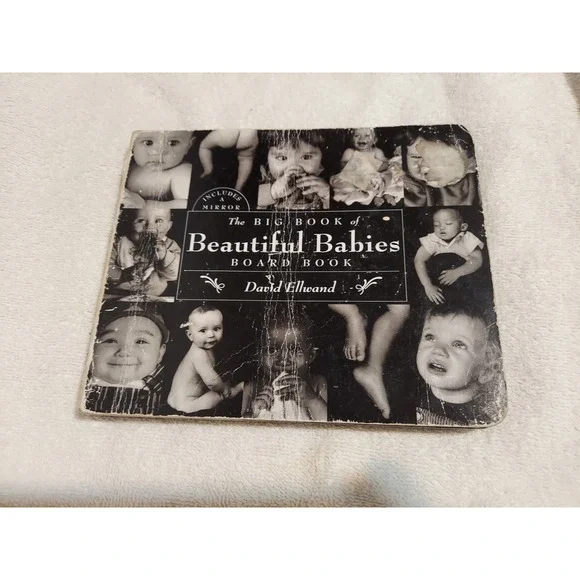 The Big Book of Beautiful Babies Board Book David Ellwand Black White Mirror‎