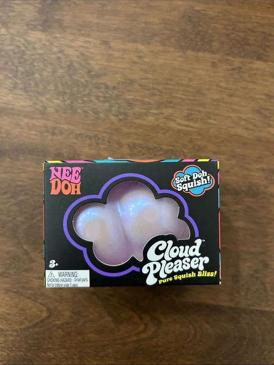 NeeDoh Cloud Pleaser Soft Doh Squish - Purple Iridescent Cloud ☁️