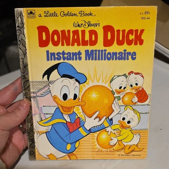 Disney Donald Duck Instant Millionaire Book