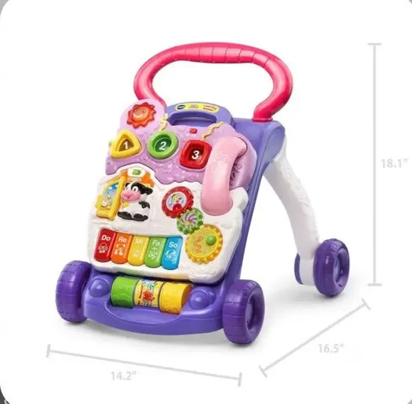 V Tech Sit to Stand Learning Walker - Lavender