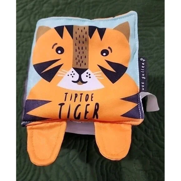Tiptoe Tiger Baby's First‎ Soft Book Wee Gallery Sensory Book