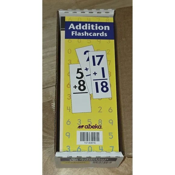 Abeka‎ Addition Flashcards New/Open Box B-4526