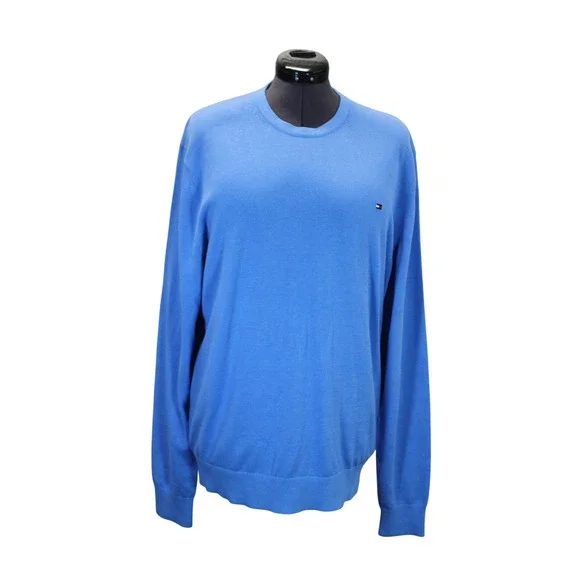 Tommy Hilfiger Sweater‎ Men's XXL Crew Neck Lightweight Knit Pullover FLAW