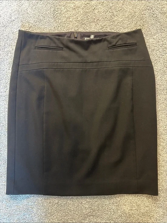 Classic Black Pencil Skirt