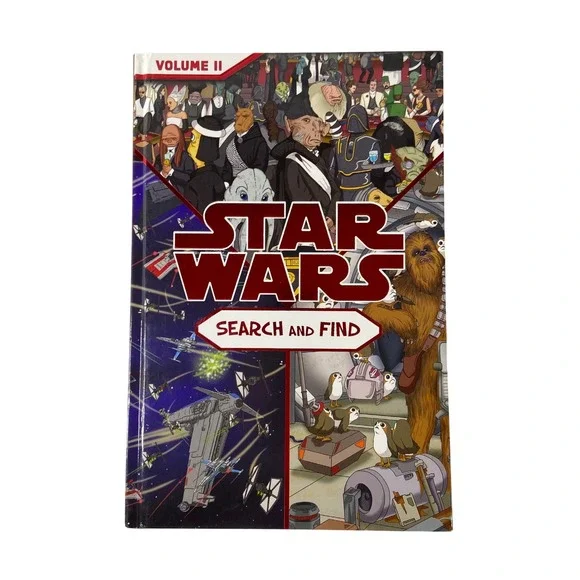 Star Wars‎ Search and Find Volume II Hardcover Book 2019 Disney Lucasfilm