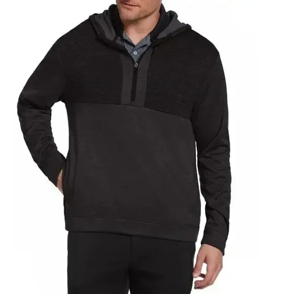 Men's PGA Tour Black Pullover Hoodie Sweater Jacket XXL
