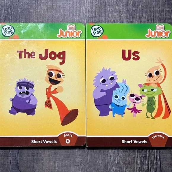 New Set of 2 Leap Frog Tag Junior Reader Children’s Board Books