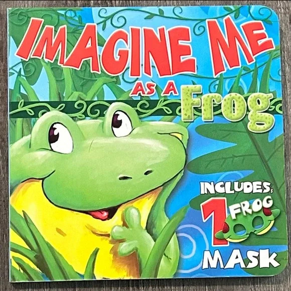 💞 New “Imagine Me As A Frog” Children’s Board Book & Mask Set