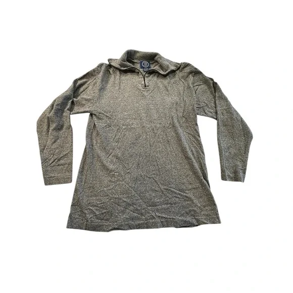 Gap Shirt Mens Large Gray Fleece Quarter Zip Pullover Streetwear Casual EUC‎
