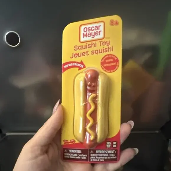 Incredible Group Oscar Mayer Squishi Hot Dog Toy Sensory Fidget Stress Toy New
