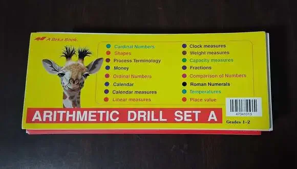 Arithmetic cards
