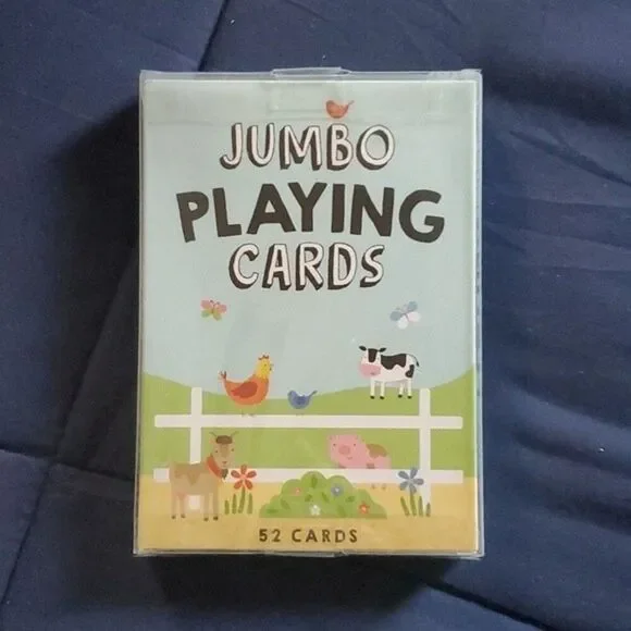 Oversized Farm Playing Cards NWOT HaynesBesco TSC22350 Group Kids'