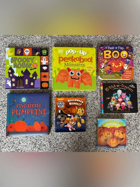 Assorted Halloween Children’s Board Books
