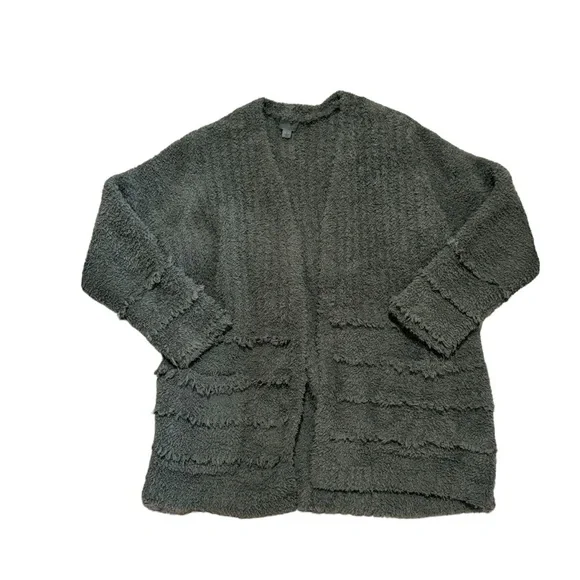 Barefoot Dreams Cozychic Knit Boardwalk Cardigan Size L
