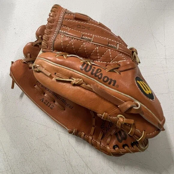 Vintage Wilson Baseball Glove Mens 12 Brown Roger Clemens 20K A2112 Dual Hinge