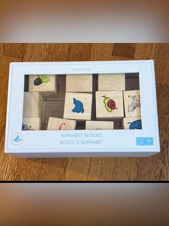 Pottery Barn Kids Alphabet Blocks