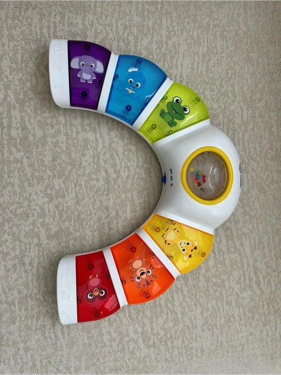 Colorful Rainbow Musical Learning Toy - Purple, Blue, Green, Yellow, Orange, Red