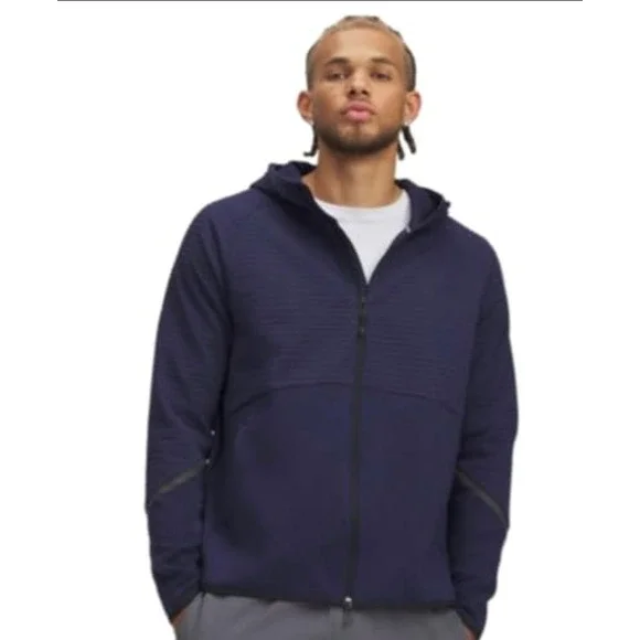 NWT Under Armour Unstoppable Tech Fleece Grid Full‎ Zip Hoodie Jacket Mens Small