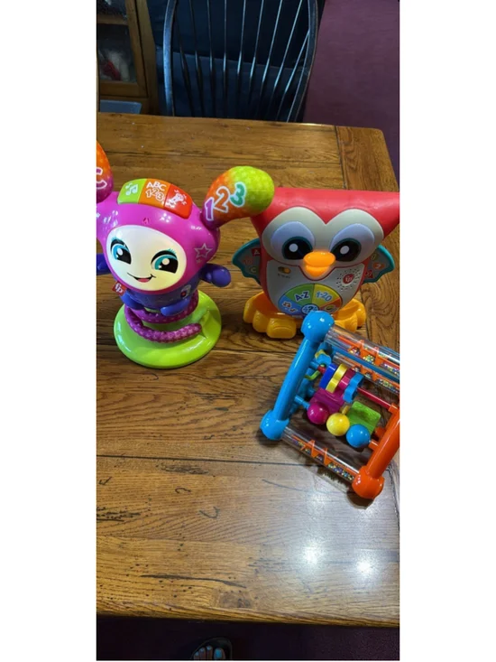 Fisher Price Light Up and Learn Owl Bounce Beats, Triangle Play Toy