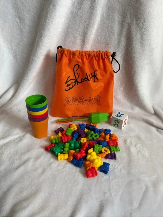Skoolzy Rainbow Counting Bears Set