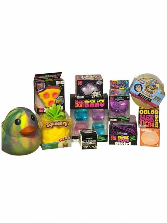 Authentic VIRAL Needoh's, & assortment of Squishy's Bundle/Lot of 11, NWT