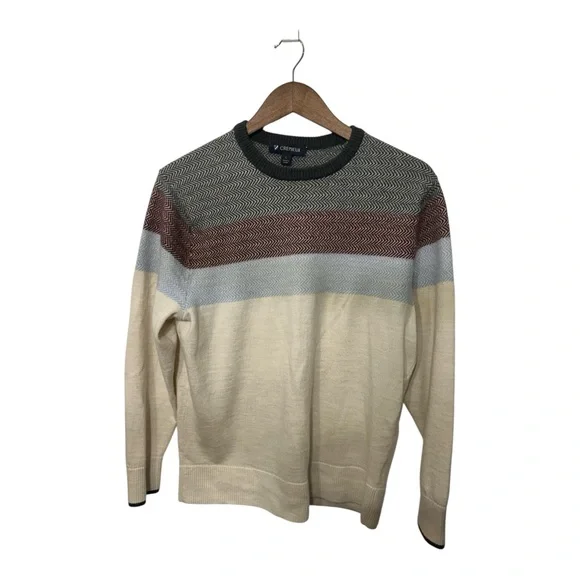 Daniel Cremieux 100% Extra Fine Merino‎ Wool Sweater Men’s L Crewneck Luxury
