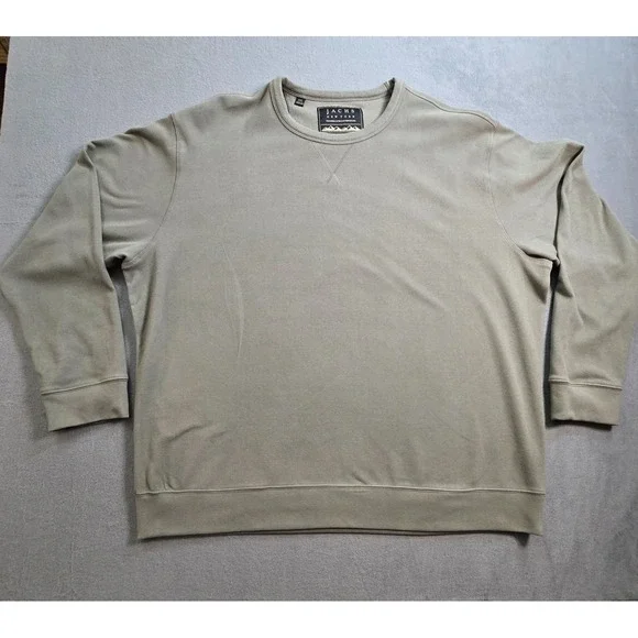 Jachs New York Fleece‎ Pullover Men's 2XL Green Sweater Free Shipping