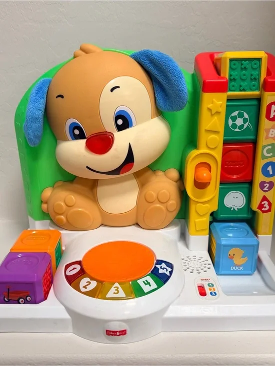 Fisher-Price Baby Puppy Activity Center Toy - Multicolor