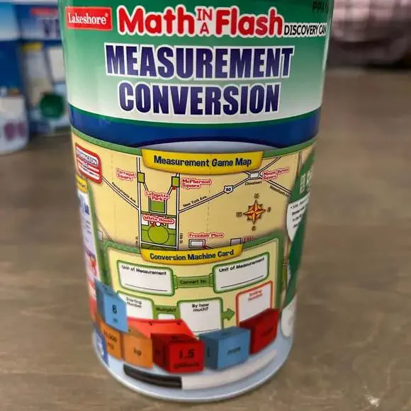 Lakeshore Math In A‎ Flash Measurement Conversion Discovery Can - Gr. 4-5